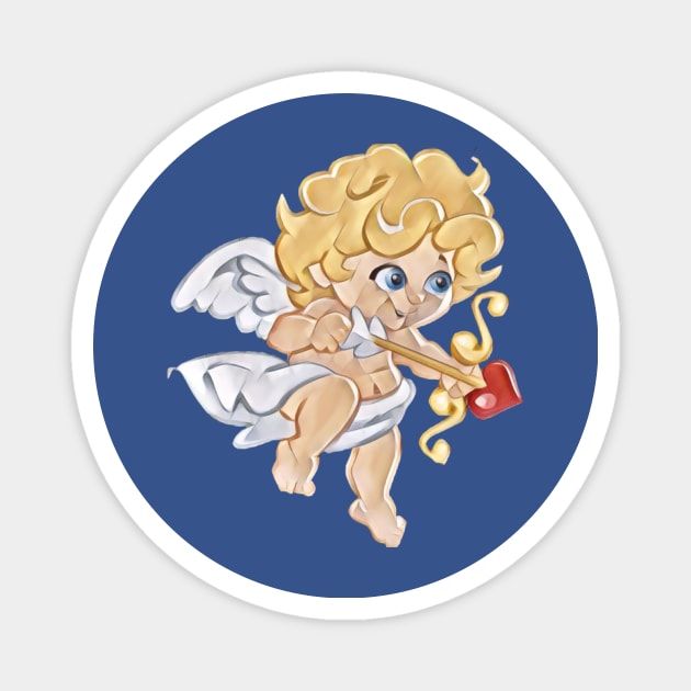 Valentine's Day Cupid Apparel Magnet by Topher's Emporium